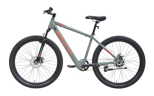 Image of Hero Lectro H5 27.5T Single Speed Electric Cycle | 250W BLDC Motor | 36V /2A (Li-ion) 5.8Ah Battery | Speed Upto 25 Kmph | 98% Assembled Cycle (Orange)