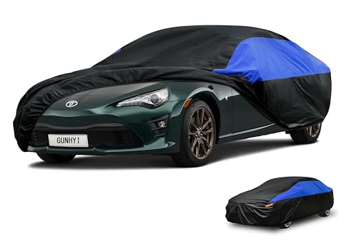 Image of GUNHYI Toyota Car Cover Custom Fit Toyota Tercel Waterproof All Weather, Lightweight Full Exterior Cover for Automobiles Outdoor Sun UV Rain Dust Snow Wind Protection.