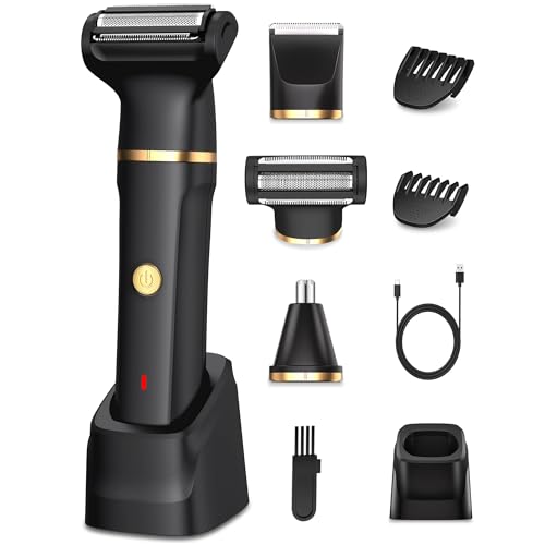 Manscape 3-in-1 Body Trimmer for Men - Waterproof Rechargeable