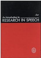 An introduction to research in speech B0006AVXRS Book Cover