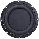 CurcKua 8 Inch Subwoofer, Round Rubber Loudspeaker Subwoofer Passive Radiator with Screws for Music Enthusiasts 8 Inch Passive Radiator