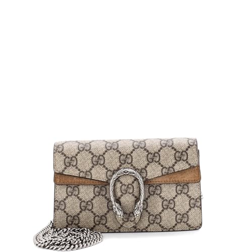 Gucci Dionysus Super Mini Bag GG Canvas Brown