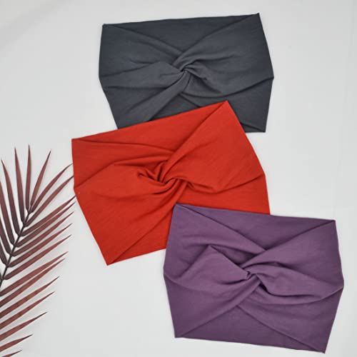 Yonuf Wide Headbands For Women Extra Large Headband Twisted Knot Head Bands For Women's Hair Band Turban Accessories 6 Pack #TOP4