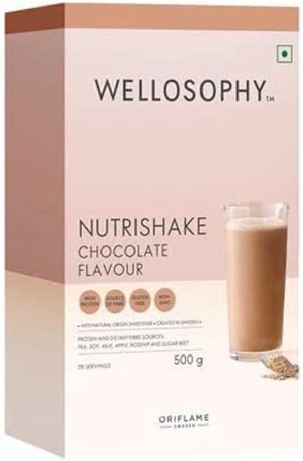 Oriflame WELLOSOPHY nutrishake natural chocolate flavour - 500 g