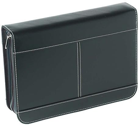 White Dove Designs White Dove Firm Shell Black Bible Cover - XXLarge