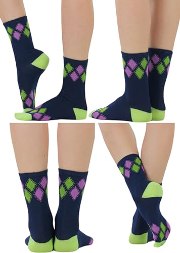 Image of ToBeInStyle Women's Pack of 6 or 12 Fashion Printed Crew Socks