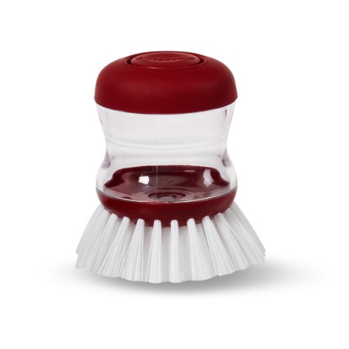 KitchenAid Soap Dispensing Palm Brush, Red (KC826OHERA),Small