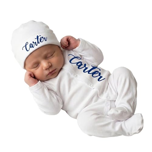 New Baby Boy Girl Unisex Heat Transfer Vinyl Personalized Footie