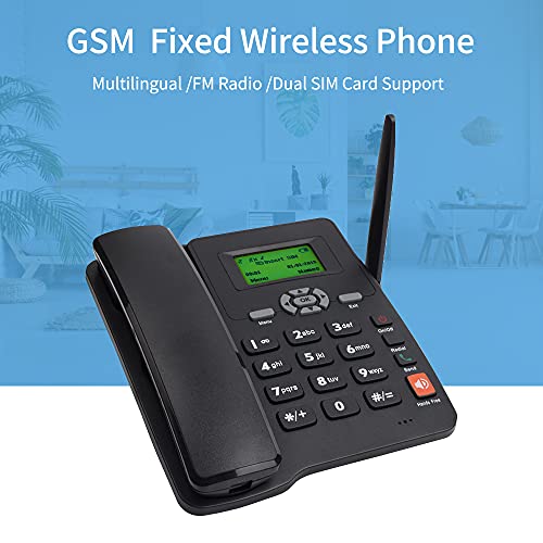 Téléphone fixe sans fil de bureau double SIM pour éviter les coupures - 4