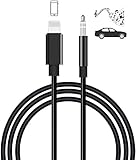 Starke Kompatibilität - Mit dem aux kabel i phone 11 Kompatibel mit i Phone11/11 Pro/X/XR/XS/XS Max/i Phone 7/8/8plus/i Pad/i Pod, können Sie Audio auf Ihrem Autoradio, Kopfhörer, Hi-Fi, Computer-Stereo, MP3, Bluetooth-Lautsprecher mit 3,5mm Klinke Adapter oder anderen 3,5-mm-kompatiblen Ausgabegeräten abspielen.