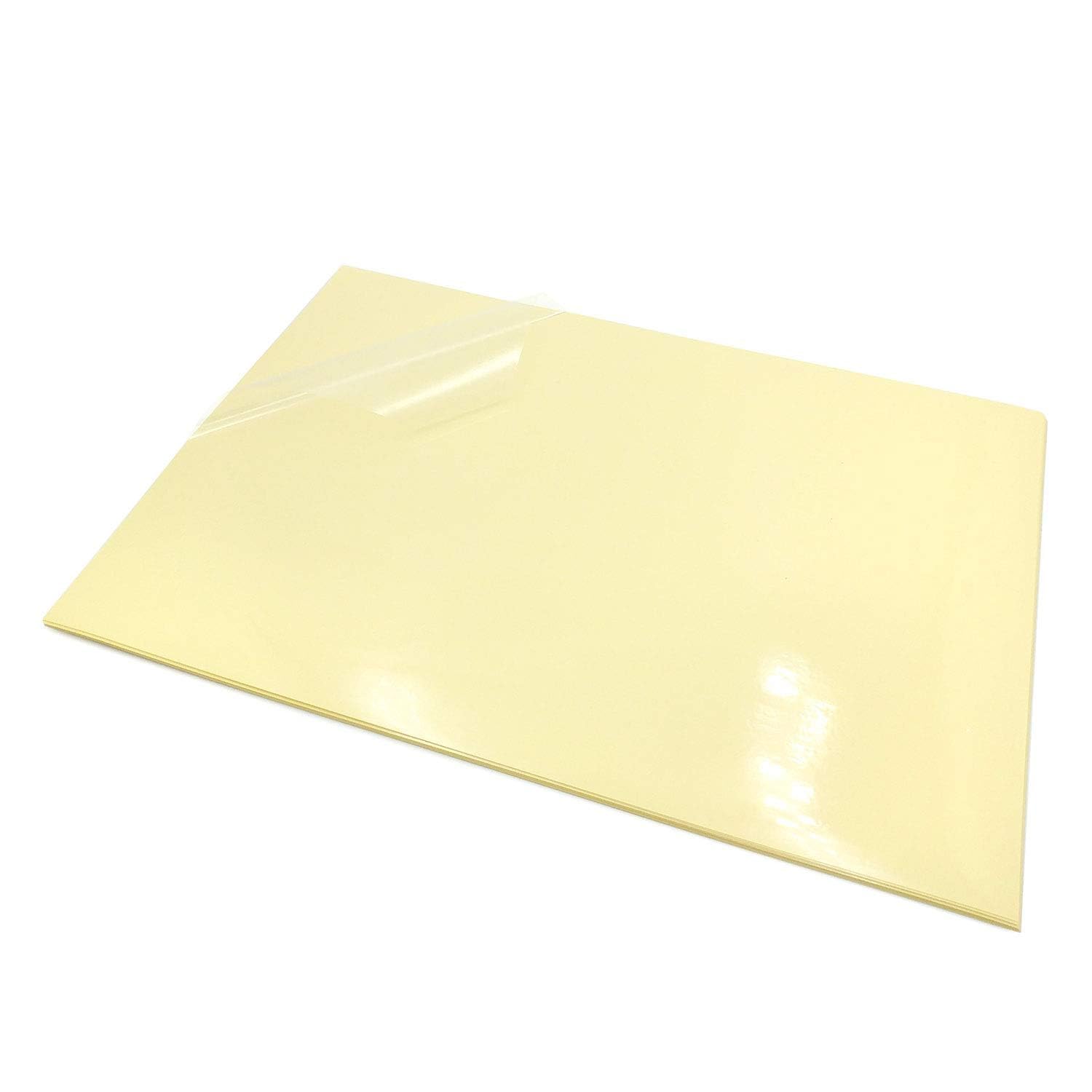 Lot de 60 Feuilles A4 Imperméables en Vinyle Brillant Autocollant Laser