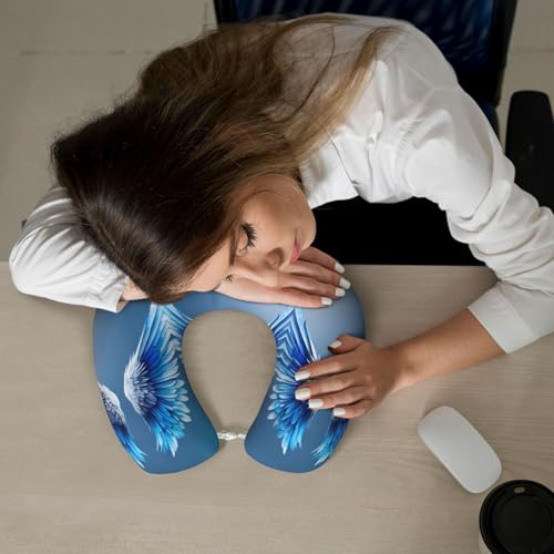 Almohada de viaje con espuma viscoelástica negra miniatura 7