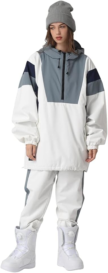 Women Snowboarding Suit Waterproof Windproof Ski Jacket Pants Set Two Piece Snowsuits Ski Suit for Winter Sports