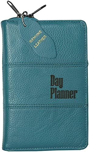 Garrison Grip Quality Leather Locking Day Planner Gun Case For Subcompact Guns. 3 Digit Lock Included. (Gtsn-Dp) Turq #TOP2