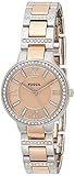 Fossil Women's Virginia Quartz Stainless Steel Dress Quartz Watch