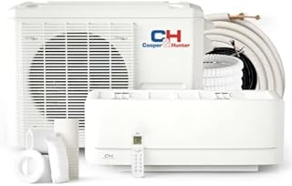 Cooper & Hunter 12,000 BTU, 115V Ductless Mini Split AC/Heating System Pre-Charged Inverter Heat Pump with 16ft Installation Kit