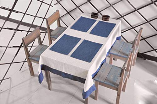 Nappe de coton et de lin MU pour table à café et repas conviviaux