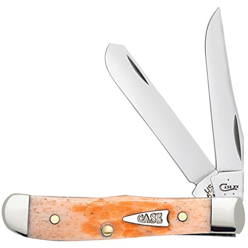 CASE XX WR Pocket Knife 67605 Peach Bone Standard Jig Mini Trapper