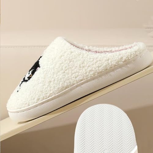 Image of Women's Men's Strawberry Slippers Cute Fruit Home Slippers Winter Fuzzy Memory Foam Fluffy Warm House Shoes