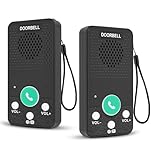 2 Pack Intercoms Wireless System for Home, Full Duplex Room to Room Communication Wireless Intercom for House, Garden, Garage, Upstairs, Business, Offices, 8 Volume Levels 4 Ringtones 1000 Feet Range