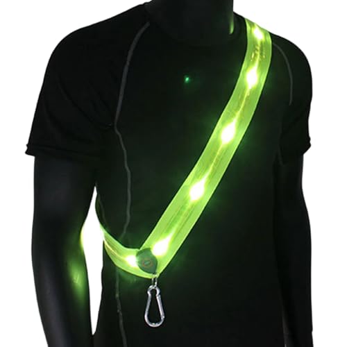 Genérico Luz De Seguridad para La - Cinturón Reflectante LED con