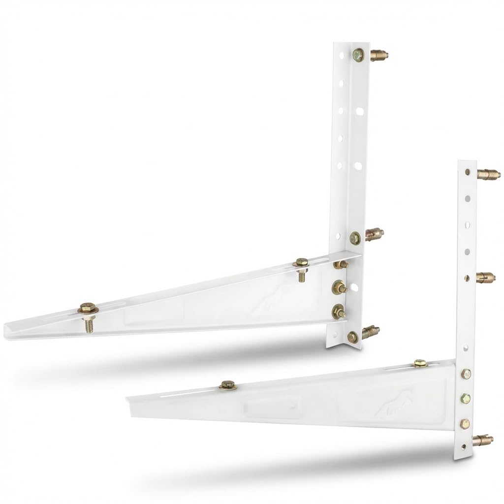 Smart Shelter Monitor AC Stand/Heavy Duty Air Conditioner Outdoor Unit Mounting Bracket - 2.2kg Split AC Outdoor Stand-image-14