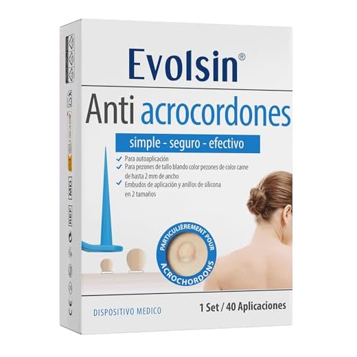 Evolsin® Anti acrocordones – eficaz contra las verrugas del tallo para el hogar – eficaz, seguro y fácil sin productos químicos – Ideal para cuello, axilas y cuerpo