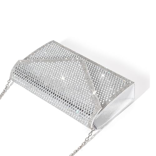 Image of Rhinestone Clutch Purse for Women, Sparkly Evening Handbag