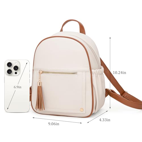Image of Montana West Mini Cute Backpack for Girls Anti Theft Backpack with Secured Zipper and Tassel