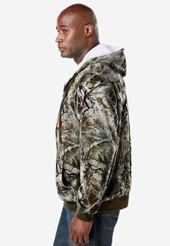 Boulder Creek by KingSize Men's Big & Tall Full-Zip Thermal Hoodie2