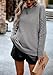 Women's Long Sleeve Pullover Sweater 2025 Spring Fall Casual Crewneck Solid Color Cable Knit Soft Jumper Tops Grey M