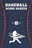 Baseball Score Sheets: Pocket Size Scorebook to Record Game Play | Easy Stats and Score Keeping for Matches, Competitions and Coaches