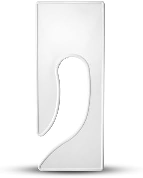 discount sizing- Blank King Rectangle Clothing Rack Hanger Dividers 50 Pack | Great for Clothing Organization, Sizing Dividers, Garment Rack Tags White