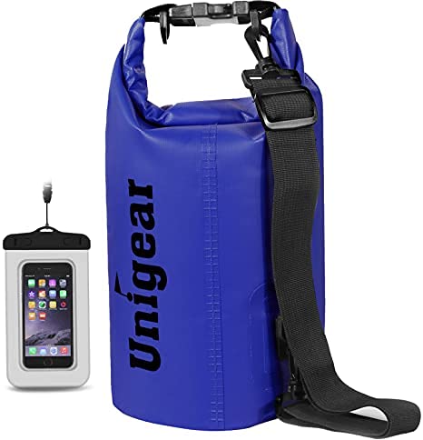 Unigear Dry Bag Waterproof, Floating and Lightweight Bags for Kayaking, Boating, Fishing, Swimming...