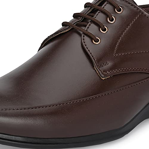 Image of Centrino Men's Formal Shoe |Elegant Lace Up Derby for Business & Casual Wear | Premium Craftsmanship for a Stylish & Sophisticated Look | Cushioned Insole for All-Day Comfort & Support (8657)