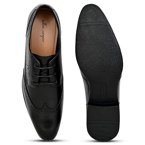 Image of Allen Cooper Genuine Leather Formal Shoes for Men | Business, Wedding Collection
