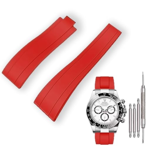 KaiMai 20mm Rubber Watch Band for Rolex Submariner