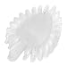 Nail Practice Tips Transparent 2 Bags/20pcs Clear Natural Nail Tip Sticks False Nails Gel Display Card Round Nail Piece Transparent Nail Gel