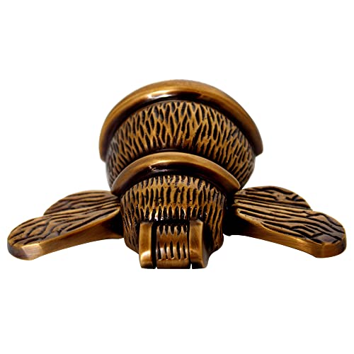 Scexports Shiny Solid Brass Bumblebee Door Knocker For Front Door 4X5X2 Inches Handmade Delightful Detail Sturdy At Affordable Price. Unique Pear Shape Easy To Install. Symbol Of Good Fortune #TOP3