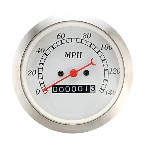 MOTOR METER RACING Classic Instruments Mechanical Speedometer Gauge Indicator Analog Odometer 3-3/8