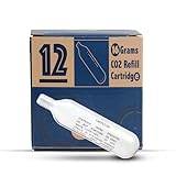 CyclingDeal 12 x 16g Threaded CO2 Cartridges Refills for Bike Bicycle Pump CO2 Inflator Heads - Great Refill for Mountain Or Road Bikes Tires