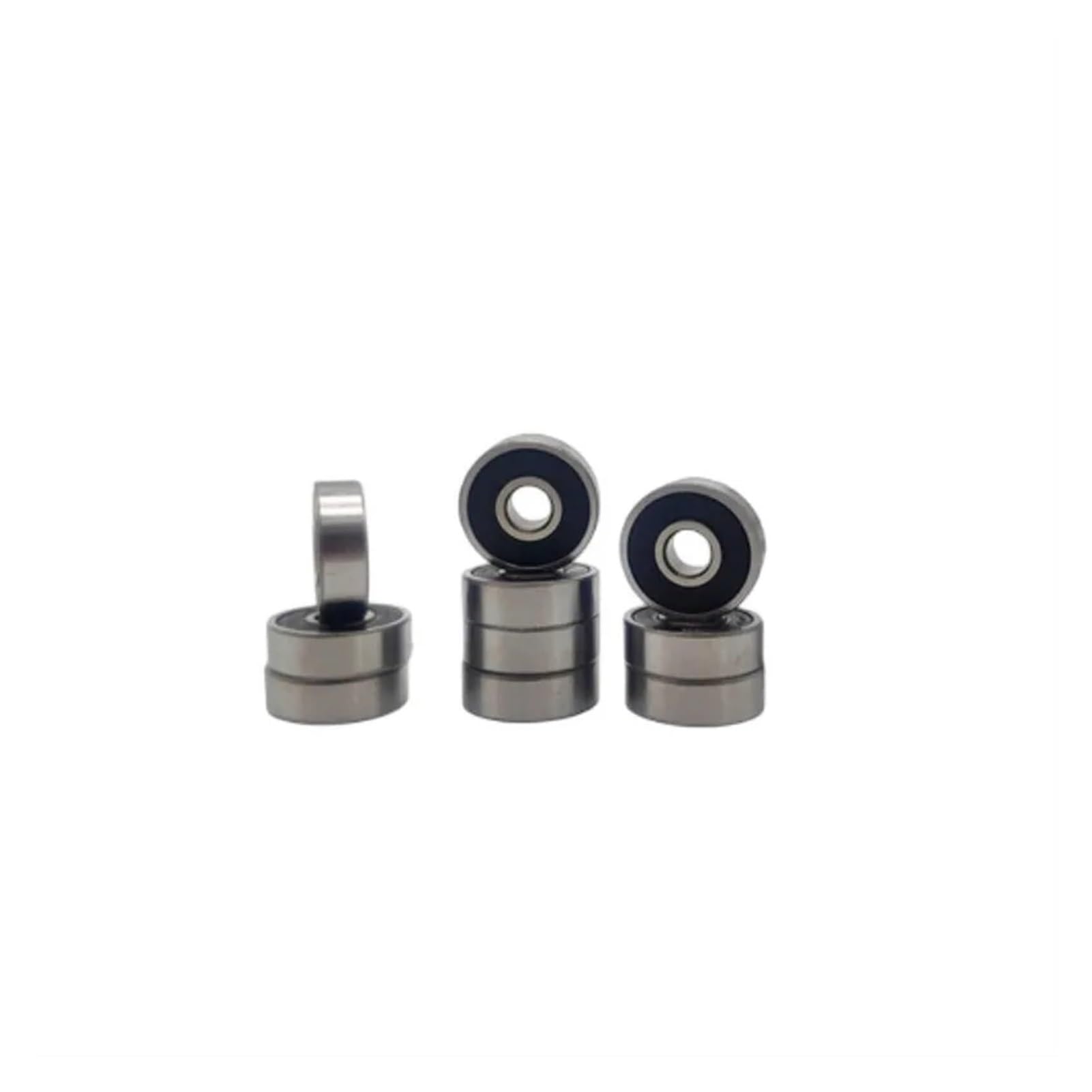 Rodamientos, Rodamiento rígido de bolas 10 piezas 608 684ZZ 685 686 687 688 689RS 2RS en miniatura Blindado Skate Bear Acero Radial Ranura Profunda,Durabilidad mejorada(689-2RS)