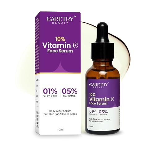 Vitamin C Serum for Glowing Skin – 10% Vitamin C with 5% Niacinam...