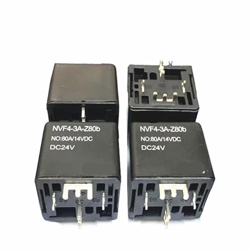Relais de voiture 24V NVF4-3A-Z80b robuste 80A 4PIN haute performance électrique