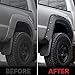 YITAMOTOR Fender Flares Compatible with 2012-2015 Toyota Tacoma (73.5