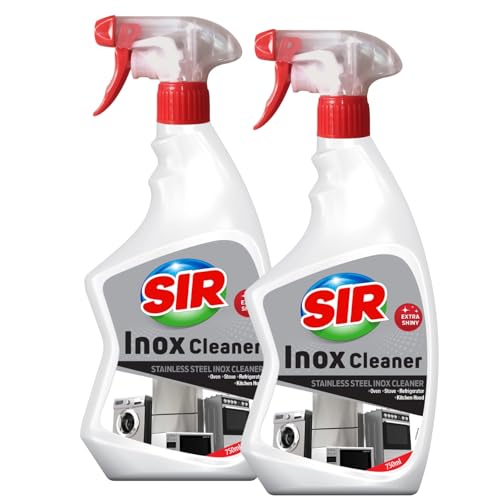 Limpiador y pulidor de acero inoxidable Tribello SIR 750ml, pack de 2 miniatura 1