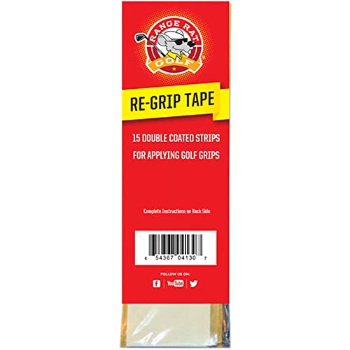 GT Golf Supplies Range Rat Grip Tape Strips - 15 Pack