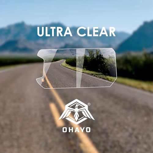 Image of OHAYO Screen Protector for Honda CB Unicorn 160 All Variants Bike Instrument Cluster Display | 9H Hardness Military Strength Protective Film | Scratch Resistant HD Clear Flexible Coverage | Bubble Free Easy Installation | Non-Glass Non-Tempered Protection