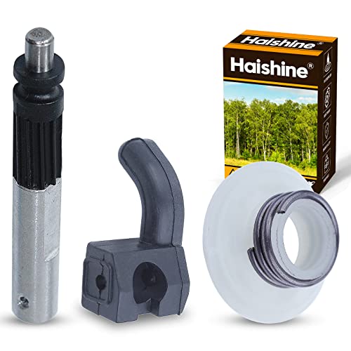Bomba de aceite Haishine Juego de engranajes de tornillo sin fin con tornillo sin fin para Husqvarna 340 340E 345 345E 350 445 445E 450 450E 353 359 346XP Motosierra 503931801