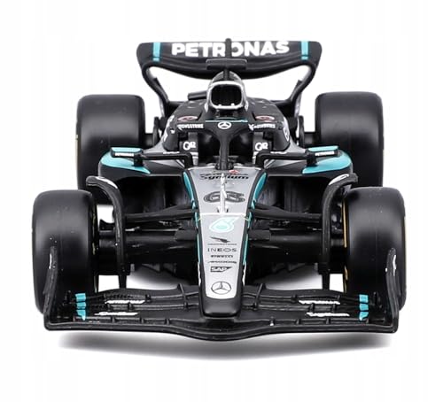 Bburago F1 Mercedes AMG W16 Petronas #63 Russell Australia GP (2025) - Modellauto Formel 1 Maßstab 1:43, Originalgetreues Sammlerauto Spielzeugauto ab 3 Jahren (18-38176R)